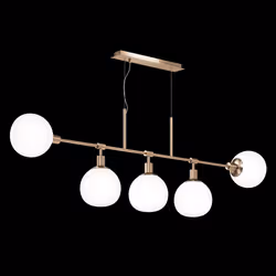 Maytoni MOD221-PL-05-G éclairage de plafond Blanc E14