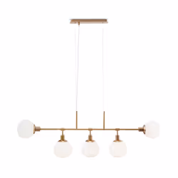Maytoni MOD221-PL-05-G éclairage de plafond Blanc E14