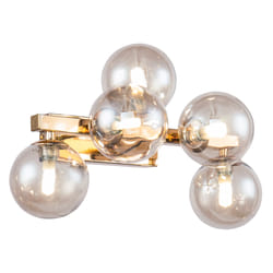 Maytoni MOD547WL-05G éclairage mural Ambre Adapté à une utilisation à l'intérieur Adapté à une utilisation extérieure G9 28 W