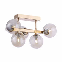 Maytoni MOD547WL-05G éclairage mural Ambre Adapté à une utilisation à l'intérieur Adapté à une utilisation extérieure G9 28 W