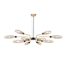 Maytoni MOD012CL-12G éclairage de plafond Ambre G9