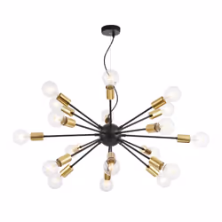 Maytoni T546PL-18B, 18 ampoule(s), E27, IP20