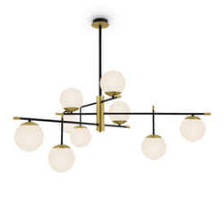 Maytoni MOD048PL-09G éclairage de plafond Blanc E14