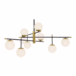 Maytoni MOD048PL-09G éclairage de plafond Blanc E14
