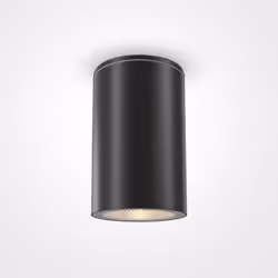 Maytoni Roll Downlight monté en surface noir GU10 IP54 | Finition : Noir | Matériau : aluminium, plastique, verre | Indice de ...