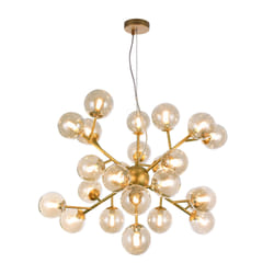 Maytoni MOD545PL-24G éclairage de plafond Ambre G9