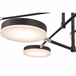 Maytoni MOD070PL-L38B3K éclairage de plafond Noir LED