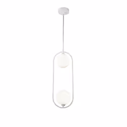 Maytoni MOD013PL-02W, 2 ampoule(s), G9, IP20, Blanc