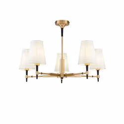 Maytoni H001CL-05BS, 5 ampoule(s), E14, IP20, Blanc