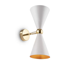 Maytoni MOD108WL-02WG éclairage mural Blanc Adapté à une utilisation à l'intérieur Adapté à une utilisation extérieure E14 40 W