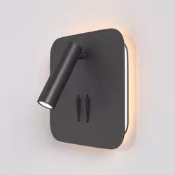 Maytoni Ios 176 Liseuse Noir 3000K | Finition : Noir | Matériau : aluminium | Indice de protection : IP20 | Hauteur : 13 cm | ...