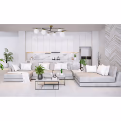 Maytoni MOD048CL-06G éclairage de plafond Blanc E14