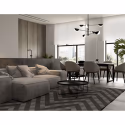 Maytoni MOD126PL-08B éclairage de plafond Noir G9