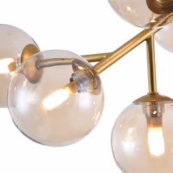 Maytoni MOD545PL-12G éclairage de plafond Ambre G9 - Vue supplémentaire 4