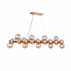 Maytoni MOD547PL-25G, 25 ampoule(s), G9, IP20, Ambre