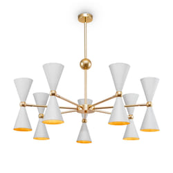 Maytoni MOD108PL-14WG éclairage de plafond Blanc E14