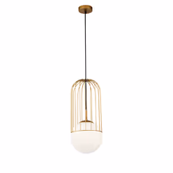 Maytoni P363PL-01G, 1 ampoule(s), E27, IP20, Blanc
