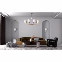 Maytoni MOD109PL-08BS éclairage de plafond Blanc E14