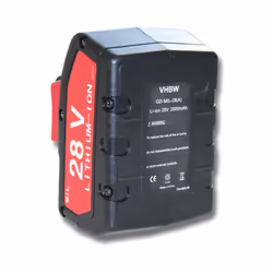 vhbw - the clever way - Batterie de rechange de haute qualité et compatible avec une grande autonomie pour votre outil comme ...