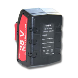 Vhbw - Batterie compatible avec bs 28-A Combi outil électrique (2000 mAh, Li-ion, 28 v)