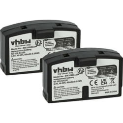 Vhbw - 2x Batteries compatible avec Sennheiser A200, hdi 380, hdi 302, HDR6, HDR4, HDR30 casque audio, écouteurs sans fil (60mAh, 2,4V, NiMH)