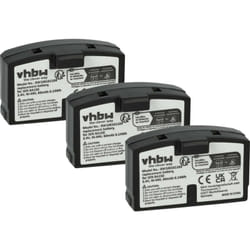 Vhbw - 3x Batteries compatible avec Sennheiser A200, hdi 380, hdi 302, HDR6, HDR4, HDR30 casque audio, écouteurs sans fil (60mAh, 2,4V, NiMH)