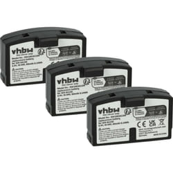 Vhbw - 3x Batteries compatible avec Sennheiser RS40, RS30, RS60, RS45, RS80, RS8, RS6 casque audio, écouteurs sans fil (60mAh, 2,4V, NiMH)