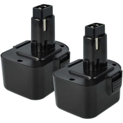 Vhbw - 2x Batterie compatible avec Rems 571513, machines à presser, R12, 571510 outil électrique (3000 mAh, NiMH, 12 v)
