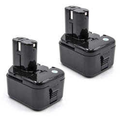 Vhbw - 2x Batteries compatible avec Hitachi ds 12DVB, DS12DVB2, ds 12DVB2, DS12DVB2KS outil électrique (2100 mAh, NiMH, 12 v)