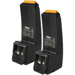 Vhbw - 2x Batterie compatible avec Festo Festool FSP-488437, FSP-489257, FSP-486828, FSP-487512, BPH9.6C outil électrique (2100 mAh, NiMH, 9,6 v)