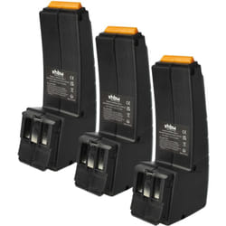 Vhbw - 3x Batterie compatible avec Festo Festool FSP-488437, FSP-489257, FSP-486828, FSP-487512, BPH9.6C outil électrique (2100 mAh, NiMH, 9,6 v)