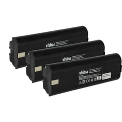 3x Batteries remplacement pour Makita 191679-9, 192532-2, 192695-4, 632002-4, 632003-2, 7000, 7002 pour outil électrique (2100 mAh, NiMH, 7,2 v)