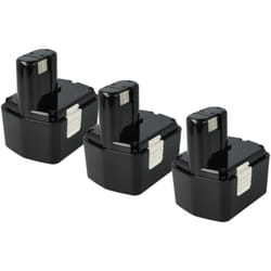 Vhbw - 3x Batterie compatible avec Hitachi ds 14DAF2, ds 14DFL, cj 14DL, dh 14DL, C-2, ds 14DFLPC, ds 14DFLG outil électrique (2100 mAh, NiMH, 14,4 v)