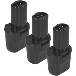 Vhbw - 3x Batterie compatible avec Dewalt DC600 Screwdriver outil électrique (2100 mAh, NiMH, 3,6 v)