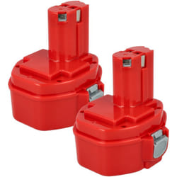 Vhbw - 2x Batterie remplacement pour Makita 1434, 192600-1, 1435, 1422, 1422 192600-1, 1433, 1435F, 1420 pour outil électrique (3000 mAh, NiMH, 14,4