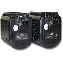 2x Batterie compatible avec Bosch bti bhe 24VRE, gbh 24VFR, 11225VSR, 11225VSRH, 0 611 260 539 outil électrique (3000 mAh, NiMH, 24 v) - Vhbw