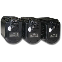 Vhbw - 3x Batterie compatible avec Bosch gbh 24VR outil électrique (3000 mAh, NiMH, 24 v)