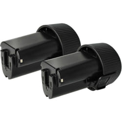 Vhbw - 2x Batterie outil électrique (2000 mAh, Li-ion, 10,8 v) compatible avec Makita LC01ZX, JR102, JV100DZ, JV100, JV100DW, LC01Z, LC01