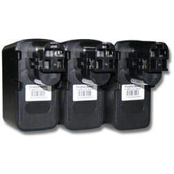 Vhbw - 3x Batteries compatible avec Bosch gsb 12 VSE-2, gsb 12VSP-2, gsb 12 VSP-3, gsr 12V outil électrique (3000mAh NiMH 12 v)
