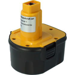 Vhbw - 1x Batterie compatible avec Dewalt DW980, DW981KF-2, DW980K-2, DW981KD-2, DW981KQ, DW981 outil électrique (2000 mAh, NiMH, 12 v)