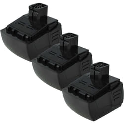 Vhbw - 3x Batterie remplacement pour Hilti 273114, YTB327, B144, b 144/2.6, B144 Li-Ion pour outil électrique (3000 mAh, Li-ion, 14,4 v)