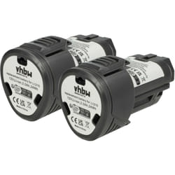 Vhbw - 2x Batterie compatible avec aeg BLL12C, BS12C2, BS12C, BBH12, bbs 12C, bll 12C, bs 12C outil électrique (2000 mAh, Li-ion, 12 v)