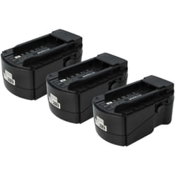 3x Batterie compatible avec Hilti uh 240-A, wsc 55-A24, wsc 6.5, te 2-A, sfl 24, wsr 650-A outil électrique (3000 mAh, NiMH, 24 v) - Vhbw