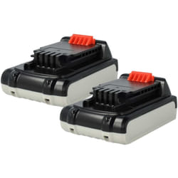 Vhbw - 2x Batterie compatible avec Black & Decker GKC1000L, GPC1800L, GTC610L, GKC1817, GKC1817L, GLC2500L outil électrique (2000 mAh, Li-ion, 18 v)