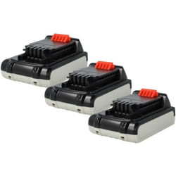 Vhbw - 3x Batterie compatible avec Black & Decker GKC1000L, GPC1800L, GTC610L, GKC1817, GKC1817L, GLC2500L outil électrique (2000 mAh, Li-ion, 18 v)