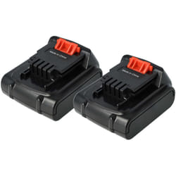 2x Batterie compatible avec Black & Decker ASL146KB, ASL148, ASL148K, ASL146, ASL146BT12A, ASL146K outil électrique (2000 mAh, Li-ion, 14,4 v) - Vhbw