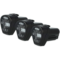 vhbw 3x Batterie compatible avec Mafell A 10 M outil électrique (2000 mAh, Li-ion, 10,8 V)