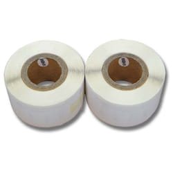 2x Rouleau d'étiquettes 28mm x 89mm (130 étiquettes) compatible avec Dymo LabelWriter 310, 310 ii, 320, 310 Turbo ii imprimante d'étiquettes - Vhbw