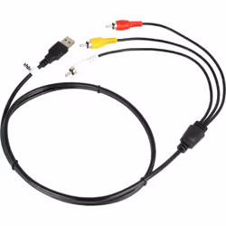 Description générale Câble adaptateur USB 2.0 A vers RCA 3 fiches, idéal pour connecter vos appareils audiovisuels. Ce câble ...