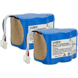 Vhbw - 2x Batterie compatible avec cod 35601130, RB001 robot électroménager (3300mAh, 6V, NiMH)